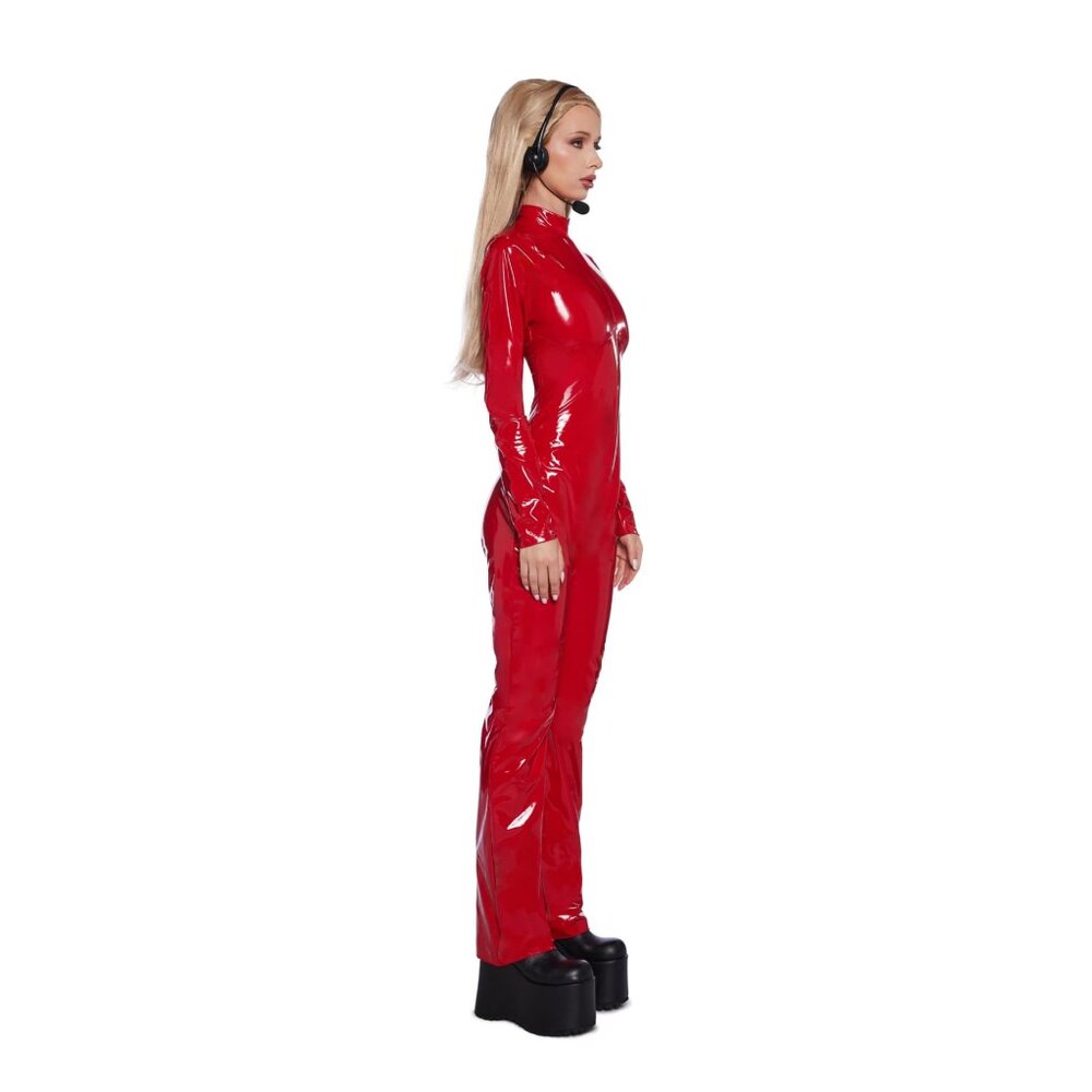 Britney Spears Inspired Oops I Did It Again Red (Pleather) Halloween Costume